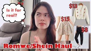 Affordable clothing haul! Romwe/Shein prices are too good to be true!