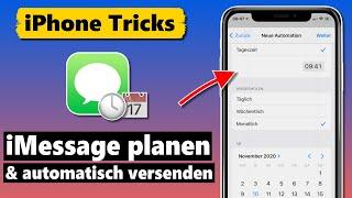 iMessage Nachrichten planen & automatisch verschicken lassen 