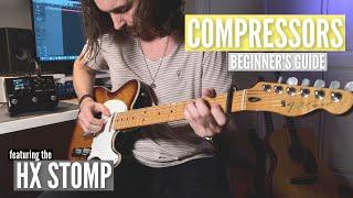 How To Use A Compressor Pedal on Guitar | Line 6 HX Stomp vs Analog Pedals