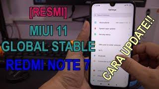 Resmi Dirilis MIUI 11 Global Stable 11.0.3.0 Redmi Note 7 Begini Cara Updatenya