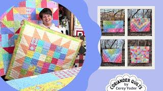 4 NEW Quilt Patterns Featuring Your FAVORITE Precuts | Sherbet Sunshine Flannels Trunk Show