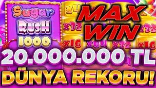 Sugar Rush 1000x  Yeni Slot Oyunları  +20.000.000 MİLYON 1000x DÜNYA REKORU 1.200.000 BASTIK !
