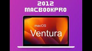 MacbookPro2012 ve Daha eski Mac'lere MacOS Ventura Güncellemesi Nasıl Yapılır?