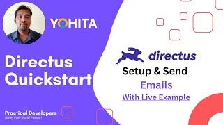 Directus QuickStart : Emails SMTP Config, Sending Email with Extension & Flows with Live Example