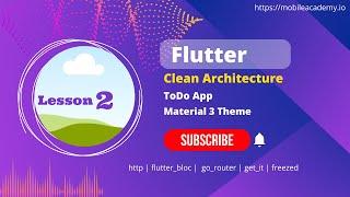 Flutter | Clean Architecture | Material 3 Theme