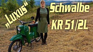 Simson Schwalbe KR 51/2L Luxus 1982 Original DDR Details Vorstellung Motorbike Review Sound Girl