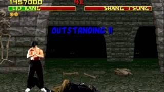 Mortal Kombat 1 defeated Shang Tsung late game version (Arcade) HD