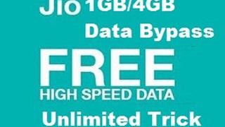 JIO Data Limit Bypass 1GB to 4GB