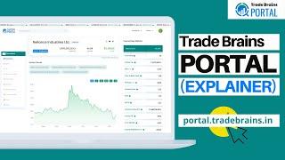 Trade Brains Portal Explainer - Best Tools for Stock Analytics in India!