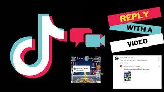 How to reply a comment with Video on TikTok