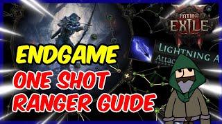 [POE2] Best BUDGET Lightning Build For Endgame? ONE SHOT Lightning Arrow Ranger Guide