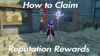 How to Claim Reputation Rewards | Genshin Impact