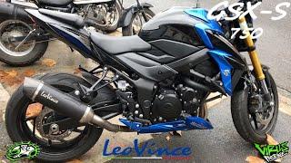 Suzuki GSX-S 750 Leo Vince Exhaust Sound Test