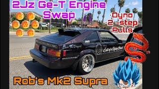 413hp 2jzge-Engine Supra Mk2 DYNO 2step Full Build Gs300 is300