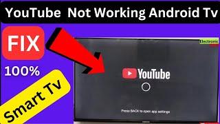 YouTube Not Working on Android Tv