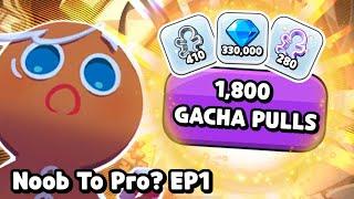 I tried “NOOB To PRO” with 1,800 GACHA PULLS!