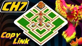 New! Capital Hall 7 Base Layout Copy Link!! | Capital Peak (CH7) Base, Clan Capital, Clash of Clans