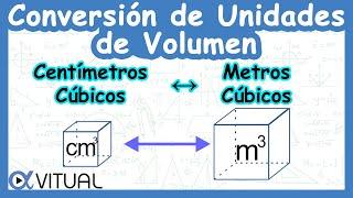  Conversión de Unidades de Volumen: Centímetros Cúbicos (cm³) a Metros Cúbicos (m³)