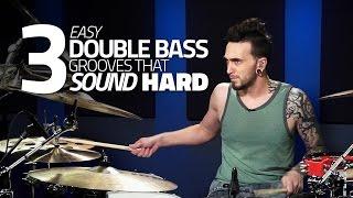 3 Easy Double Bass Grooves That Sound Hard - Drum Lesson