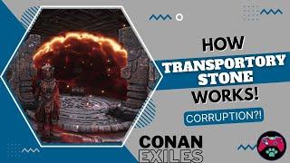 How To Use Transportory Stone | how to fast travel in conan exiles?!-Conan Exiles Tutorial Ep 4