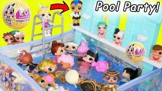 Punk Boi LOL Surprise New Shopkins Pool House and Wedding with JOJO Get Married