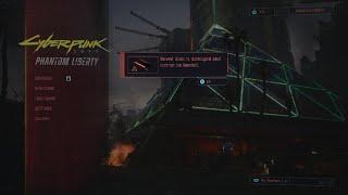 Cyberpunk Phantom Liberty PS5 [Saved Data Is Damaged And Cannot Be Loaded]  ️GAMEBREAKING BUG️