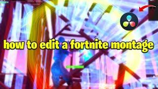 How to Edit a Fortnite Montage for *BEGINNERS* No Plugins - DaVinci Resolve 18 Tutorial