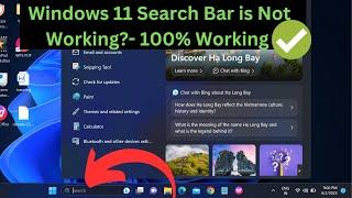 Windows 11 Search Bar is Not Working - 4 FIXES -2023