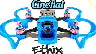 Ethix Cinerat Full Review -  non-Ducted Cinewhoop, Camera Drone, Smooth footage, Rush Tank Ultimate