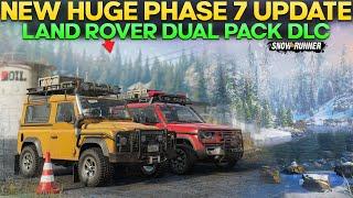 New Huge Phase 7 Update New Land Rover Dual Pack DLC in SnowRunner Everything You Need to Know