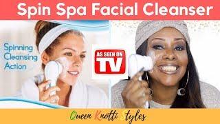 Spin Spa Cleansing Facial Brush | As Seen on TV | Queen Knotti Styles