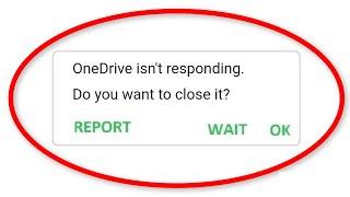 How To Fix Microsoft OneDrive Isn't Responding Error Android & Ios || OneDrive Not Open Problem