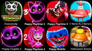 Poppy Mobile,Poppy Playtime Chapter 4 3 2,Halloween Barry’s,1 Barry Vs 2 Barry's,Zoonomaly