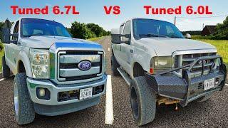 Tuned 6.7L vs Tuned 6.0L Powerstroke