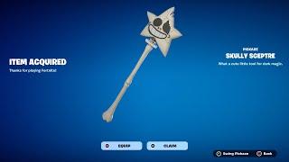 How To Get Skully Sceptre Pickaxe NOW FREE In Fortnite (Unlocked Skully Sceptre)