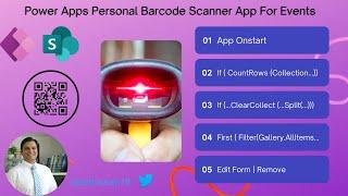 Power Apps Personal Barcode Scanner App For Events