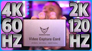 Best 4K 60Hz & 2k 120Hz Capture Card Under $150 | DiamondTiger Delivers!