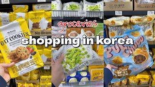 shopping in korea vlog  grocery food haul with prices  snacks, gadgets, clothes wholesale club