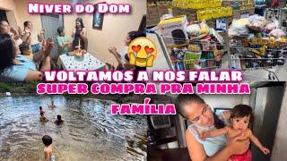 VOLTAMOS A NOS FALAR️FIZ UMA SUPER COMPRA PRA MINHA FAMÍLIA!! NIVER DO DOM NO PIAUÍ