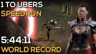 THE ULTIMATE 1-UBERS ASSASSIN SPEEDRUN - 5:44:11 IGT | 6:00:53 RTA - DIABLO 2 RESURRECTED