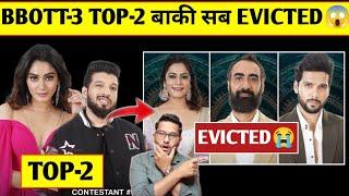 BBOTT-3 TOP-2 Naezy & Sana Makbul  Evicted Ranvir Shorey, Sai ketan, Kirtika | BBOTT-3 Update