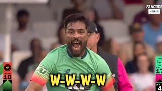 King Muhammad Amir danger Spell W W W W MLC The hundred League 2024