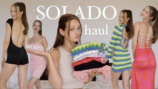 Honest SOLADO try-on haul | so many dresses