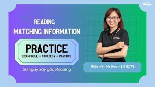 [20 ngày xây gốc reading] Unit 14: Matching information Practice | IELTS FIGHTER