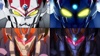 GRIDMAN SIGMA & GRIDKNIGHT ARRIVAL COMPARISON l グリッドマンシグマ + グリッドナイト到着比較 (2015 & 2021 SSSS.DYNAZENON)