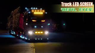 Devil Eyes Programmabel led matrix panel with different sizes for car bus and truck