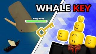 How to get the WHALE KEY and spawn MOBY WOOD!  [Fishing Simulator - Roblox]