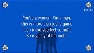 Bad Boys Blue  You're A Woman ( Lyrics )