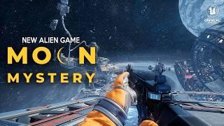 MOON MYSTERY First 40 Minutes of Gameplay | New ULTRA REALISTIC ALIEN Space Game