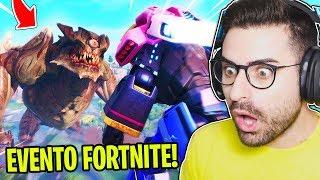 LA MIA REAZIONE ALL'EVENTO ROBOT vs MOSTRO DI FORTNITE! (Evento Completo)